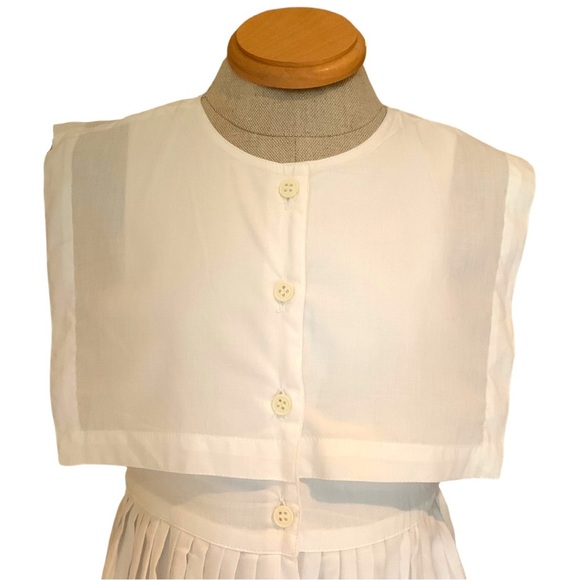Vintage Les Petits Anastasia Paris by Francois Viannay Cotton Dress White Size 4 - Picture 2 of 9